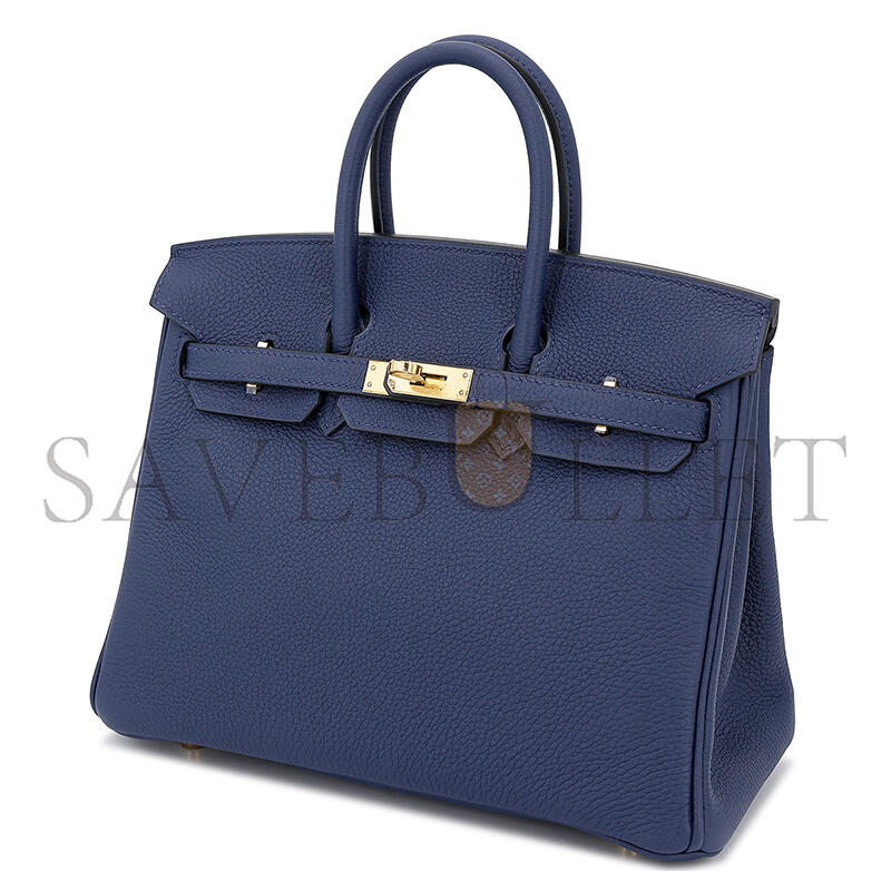 HERMES BIRKIN 25 TOGO GOLD HARDWARE (25*20*13cm)